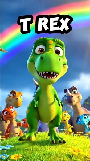 Rexy’s Loud Roar 🦖💚 | Moral Story | Short Animation #cartoonvideo #dinosaur #trex