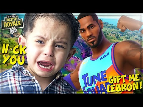 ANGRY NOOB BEGS FOR *NEW* “LEBRON JAMES” SKIN IN FORTNITE! (ProPepper Fortnite Trolling)