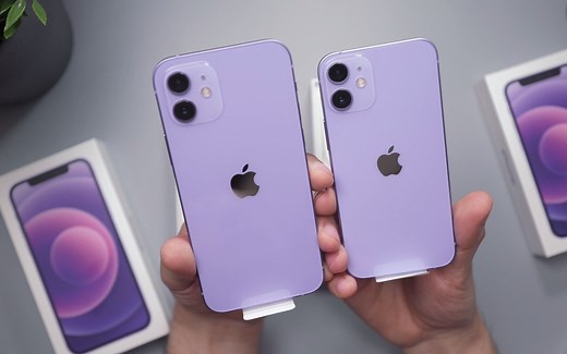 【苹果测评】紫色 iPhone 12 & 12 Mini 测评对比