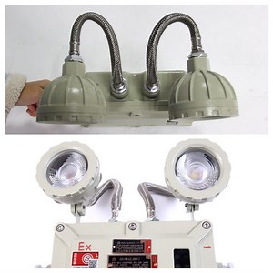 [Hot Item] IP66 220V 24V 36V LED Rechargeable Twin Spot Explosion Proof Emergency Lights