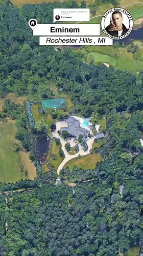 Eminem Beautiful $4.75 Million Former Mansion In Michigan 🏡 . . . . . . #eminem #rapper #fyp #foryoupage #foryou #house #realestate #celebrityhomes | Real Estate of Stars