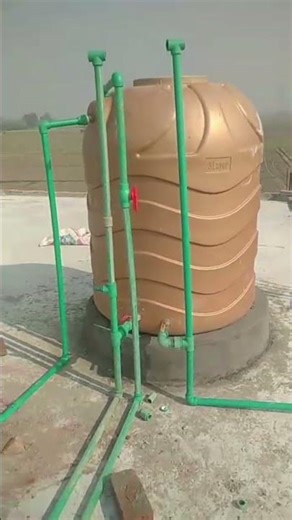 ppr pipe fitting and water tank proper fitting #highlights #youtubeshorts #plumbing