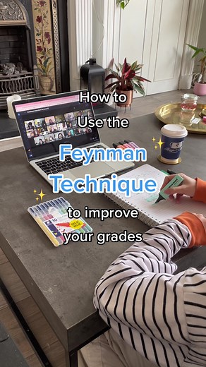 The Feynman Technique is an incredible learning tool, that will help you easily identify and fill gaps in your knowledge, by attempting to teach a subject to someone else. Would this study method work for you? #studytok #studywithme #studytips #learnontikok #studystream #unidiaries #feynmantechnique #studytime