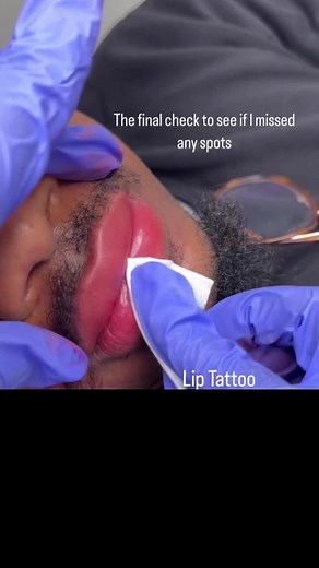 Lip blush neutralization male 🔥🔥#fyp #tiktok #tiktokethiopia #lipneutralization #lipblush #ombrebrows #eyeliner #