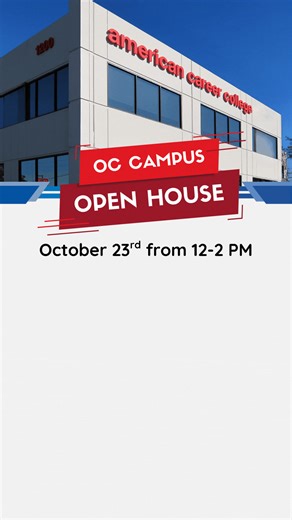 Start a new chapter in healthcare at our Open House on October 23! Meet our experienced instructors and learn about ACC's healthcare career training programs. Earn your diploma in under a year! | American Career College
