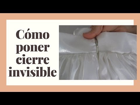Como Poner Cierre invisible Con Pretina - Jazmín Gastelúm