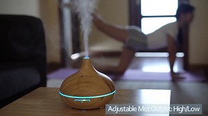 Watch VicTsing Essential Oil Diffuser 300ml with 7 Color Lights on Amazon Live