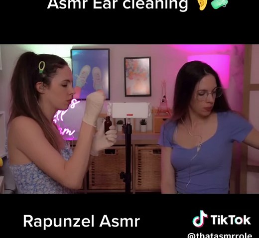 #asmr #tingles #earcleaningasmr #foryoupage #fyp | rapunzel asmr