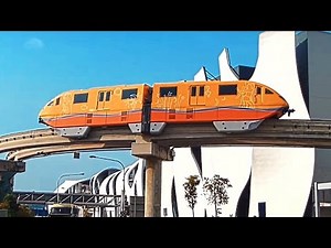 Singapore Sentosa island monorail ride.