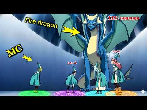 ( 1-3 ) He DEFEATED Fire Dragon And Become Ancient Forbidden Magic God anime recap in hindi