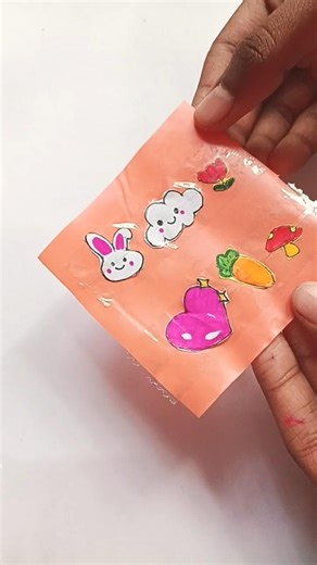 #cute #sticker #diy #diysticker #papercraft #craft #shorts