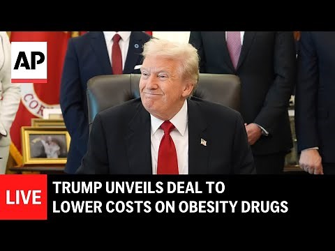 LIVE: Trump unveils deal to expand coverage, lower costs on obesity drugs