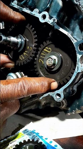 ⭐ Pulsar 150 Gear Timing! Punch Marks Setup Made Easy #Pulsar150 #BikeRepair #EngineTiming