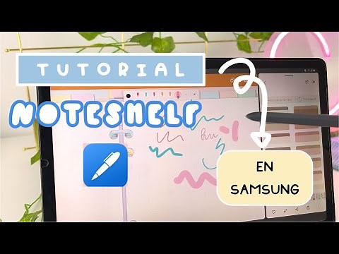 Tutorial de NOTESHELF en Samsung Galaxy y Android ✍🏼 Primeros pasos | HardPeach 🍑