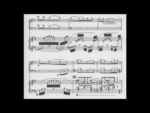 Eugène Ysaÿe - Poème-Nocturne for Violin, 'Cello and Orchestra, Op. 29 [Score-Video]
