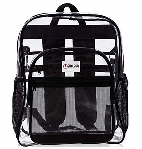 Watch Clear Backpack For Work and School XL - Heavy Duty, PVC on Amazon Live