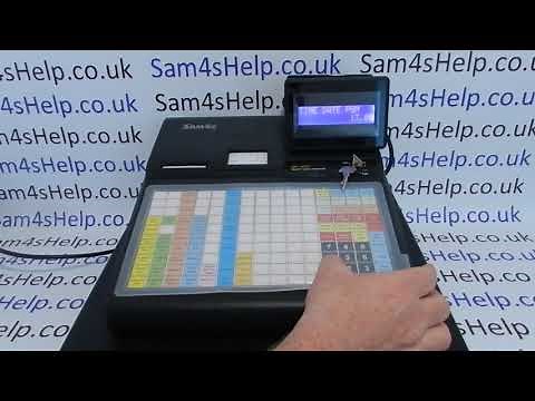 Sam4s ER-900 Series Programming The Time & Date ER-920 / ER-925 / ER-940 / ER-945