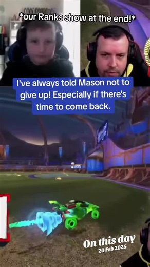 The Comeback in Rocket League: A Father and Son Adventure