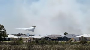 VIDEO: Australind fire water bomber