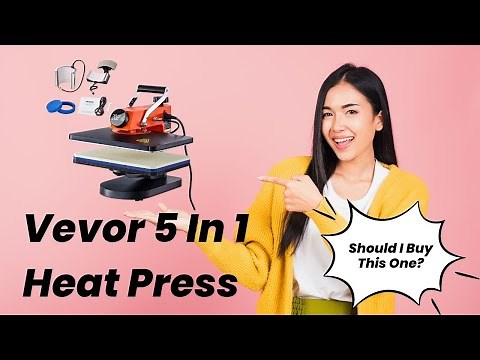 VEVOR 5 in 1 Heat Press Machine Review and Operation