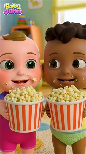Kids Learn to Share Popcorn is Good | Sharing is Caring | Nursery Rhymes Kids Song | Baby Cartoon