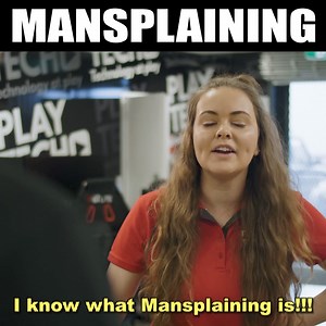 Mansplaining about mansplaining . . . . . . . #laugh #humor #comedyshow #relatable #funnymemes #comedy #funnymoments #lol #comedyvideo #comedyskit #funny #memes #working #office #relatablememes #work #dankmemes #boss #manager #managersbelike | Viva La Dirt League