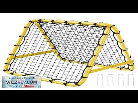 VEVOR Soccer Rebounder Rebound Net 40"x35"x37" Portable Football Training Gifts Fully