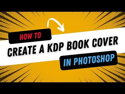 How to create a KDP book cover using Photoshop