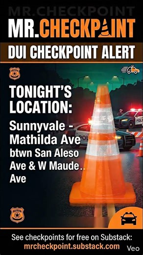 DUI Checkpoints Saturday April 11th 2026