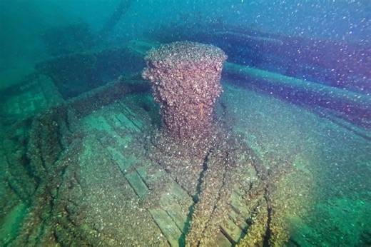 ‘Ghost ship’ found at bottom of Great Lake nearly 140 years after it sank