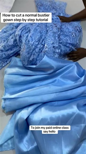 How to cut bustier gown with bell sleeves step by step tutorial beginner friendly #beginnertutorial #fashiontutor #tellanifemi #LetsGrowTogether #tutorial #beginnerfriendly #stepbystep Don’t forget to like comment and share | Tella Nifemi