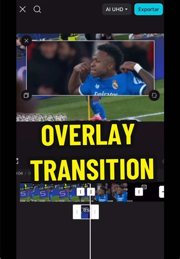 Creative Overlay Transitions in CapCut Editing