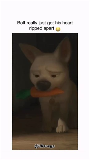 disney throwbacks on Instagram: "This clip is definitely a tear-jerker. It highlights one of the most emotional moments from the 2008 Disney film Bolt, set to a melancholic soundtrack that amplifies the character's heartbreak. In the movie, Bolt is a dog who believes he actually has superpowers because he has lived his entire life on a film set. When he gets separated from his owner, Penny, he travels across the country to find he - 📺 Watch on: Disney plus #disney #disneychannel #movies #nostal