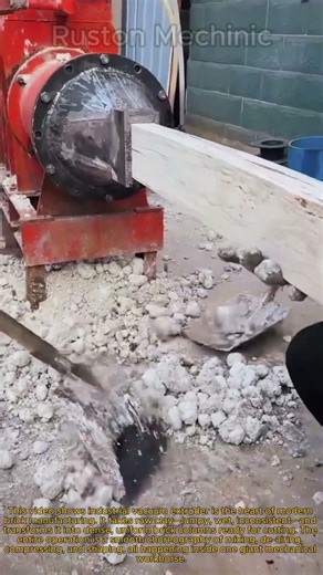 Industrial Vacuum Extruder: Clay Processing & Brick Making Machine Operation