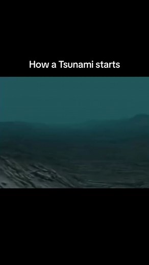 This is how Tsunami is formed…..#tsunami #science #physics #geography #sea #ocean #water #waves