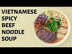 Authentic Vietnamese Spicy Beef Noodle Soup - Bun Bo Hue | INSTANT POT | MAMATRAN
