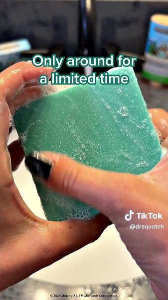 💎NEW DROP💎 Introducing Diamond Scrub and Diamond Sticc, our new Limited Edition launch with Minecraft! PLUS, unlock free in-game content with the code inside the soap box! (It's a really cool diamond robe)