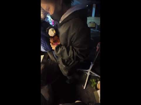 POV Cooking | Flatbread Roasting & Meat Filling Workflow | Real-Time Snack Livestream