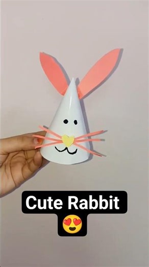 Easy Paper Rabbit Craft | Paper Craft for Kids