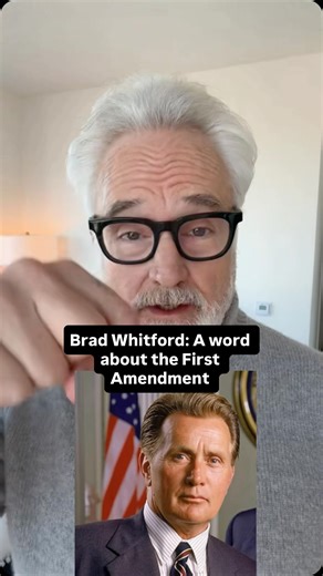 Committee for the First Amendment on Instagram: "Free speech is right that belongs to all of us. That means we get to criticize, joke, dissent, create, and tell the truth, without fear of retaliation or punishment from the government. As Bradley Whitford reminds us, this is our country. Let’s all make our voices heard. • • • 🎥: Committee member @bradleywhitford"