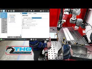 Wire Sense Tutorial with THG Automation collaborative robotic welding system