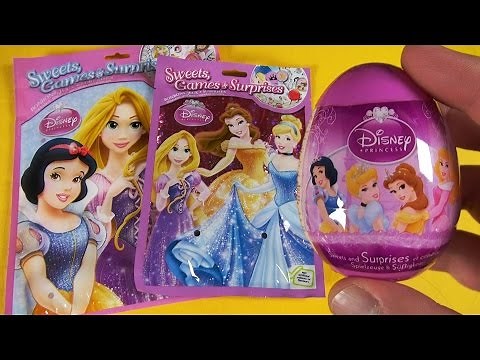 DISNEY PRINCESS Sweets and Surprises (Party Toy Bag & Eggs)