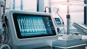 Diverse array of medical instruments used to measure vital signs, monitor patient health. Devices in healthcare settings, illustrating role in diagnosing, treating, and managing medical conditions