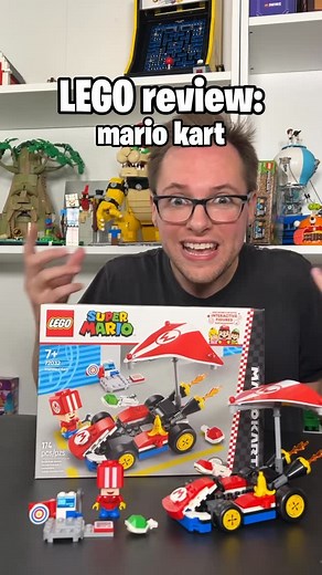 LEGO mario kart (72032) standard kart review! #lego #legomariokart #mariokart #legosupermario #supermario #legoreview #review | cjBricklz