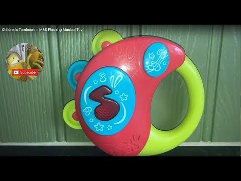 Children's Tambourine M&S Flashing Musical Toy