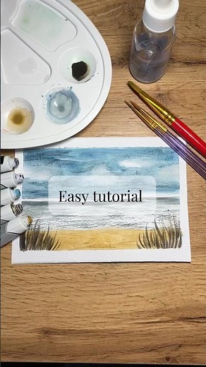 EASY WATERCOLOR Tutorial for Beginners