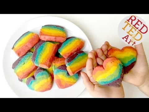Easy Rainbow Cookie Recipe - No Eggs - Fun with Colour Theory