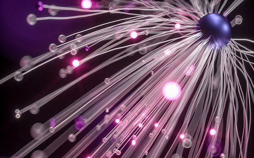 oc渲染器教程：粒子拖尾创意场景