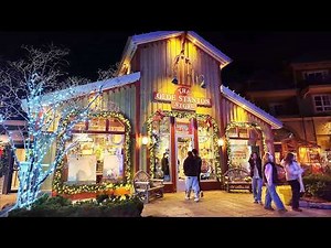 Christmas in Canada Holiday Magic at Blue Mountain Village Christmas Lights Walking Tour