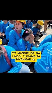 Breaking news: 7.7 magnitude na lindol tumama sa Myanmar | Venielyn Rahman